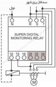 نقشه سوپر کنترل فاز دیجیتال DMB-600S